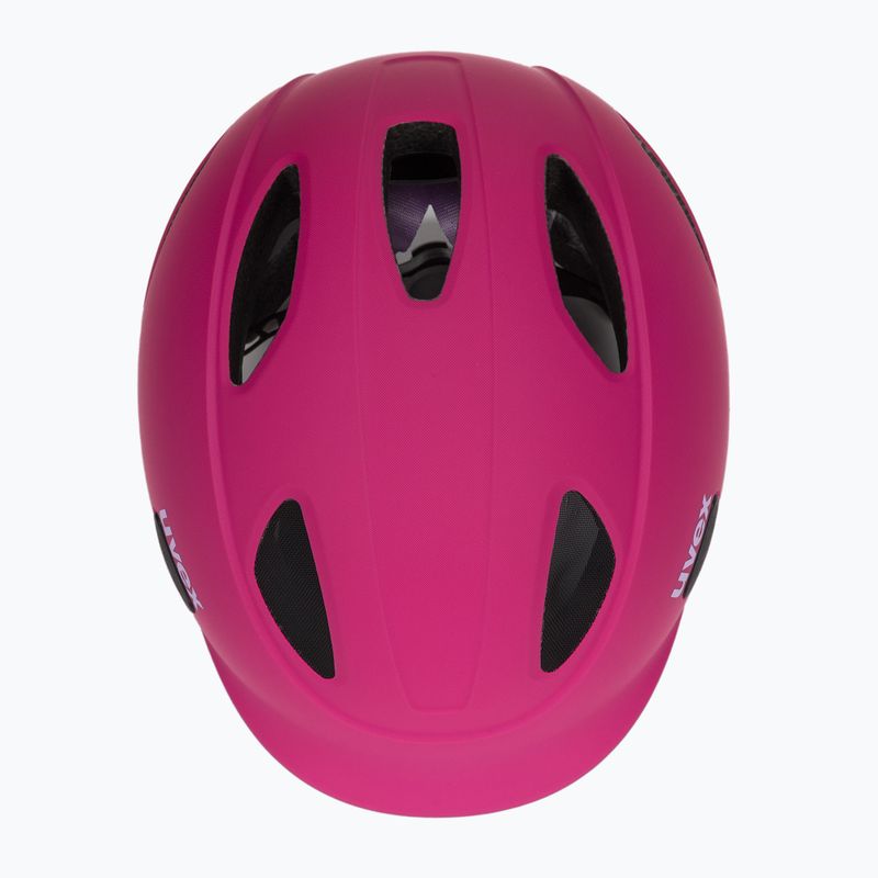 Kask rowerowy dziecięcy UVEX Oyo berry purple mat 6