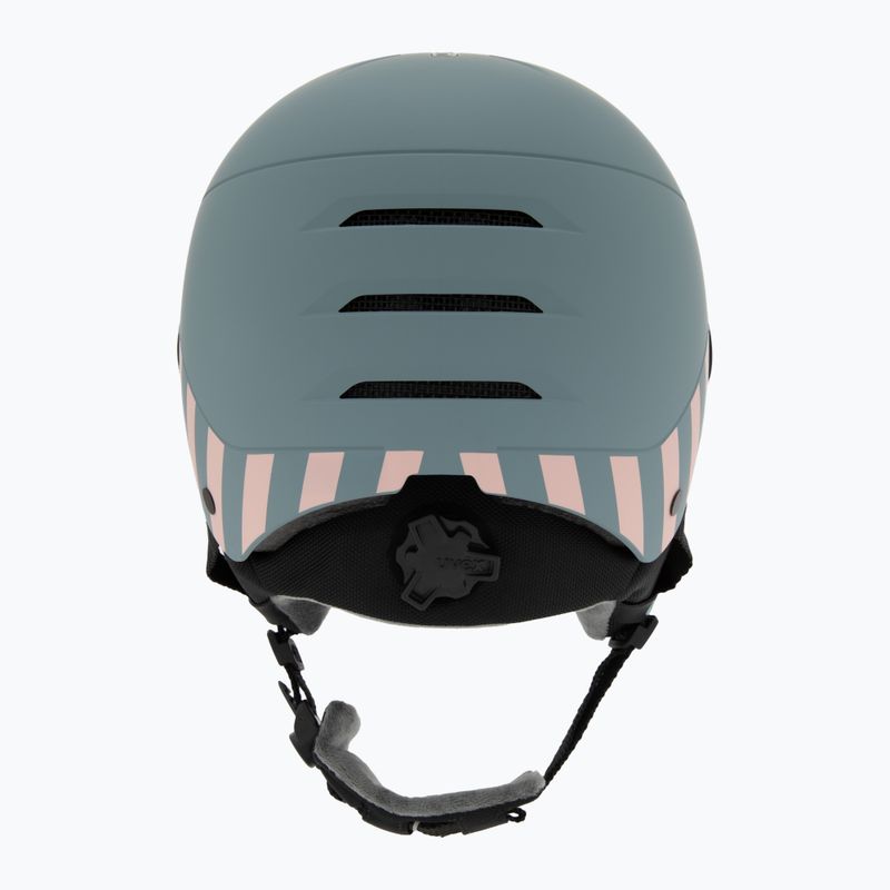 Kask narciarski dziecięcy UVEX Rocket Visor Jr rhino/blush matt/mirror silver/lasergold lite 4