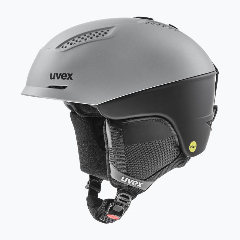 Kask narciarski UVEX Ultra MIPS rhino/black mat