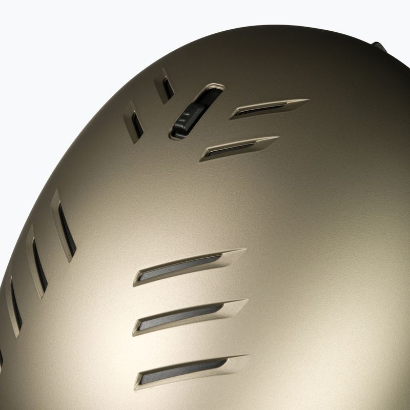 Kask narciarski UVEX Wanted Soft gold silver stripes mat 9
