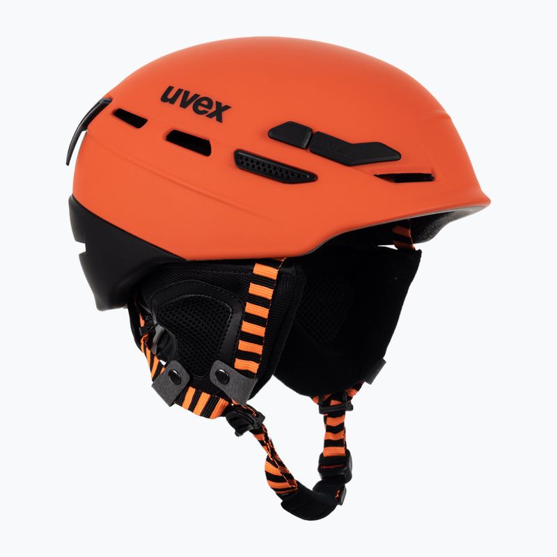 Kask narciarski UVEX P.8000 Tour fierce red/black mat