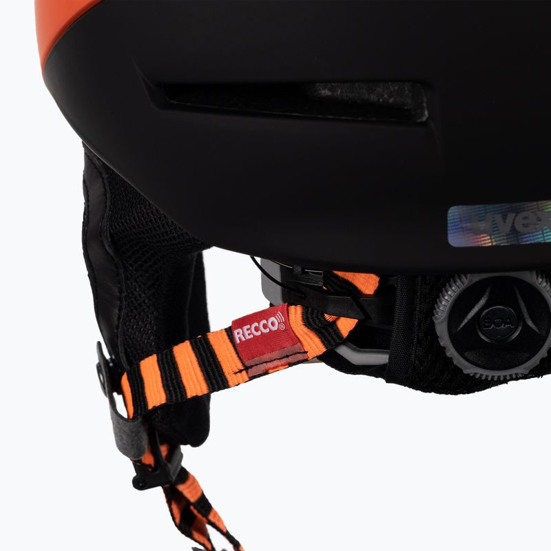 Kask narciarski UVEX P.8000 Tour fierce red/black mat 9