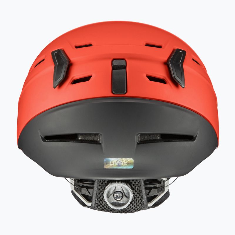 Kask narciarski UVEX P.8000 Tour fierce red/black mat 12