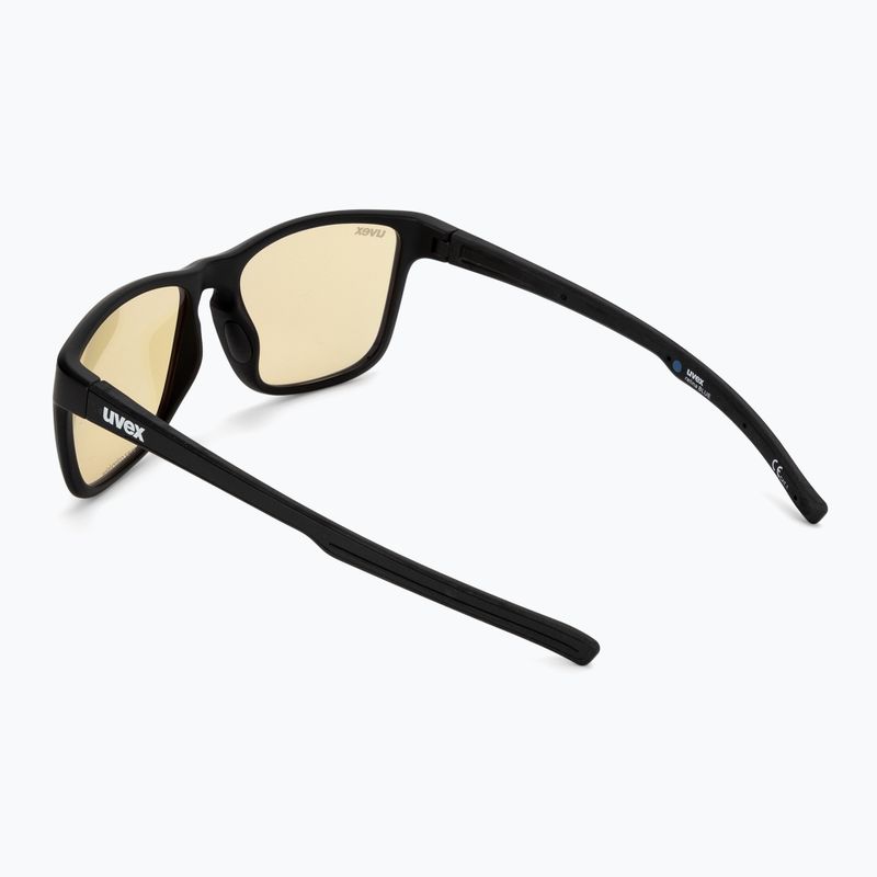 Okulary przeciwsłoneczne UVEX Retina Blue CV black mat/yellow 2