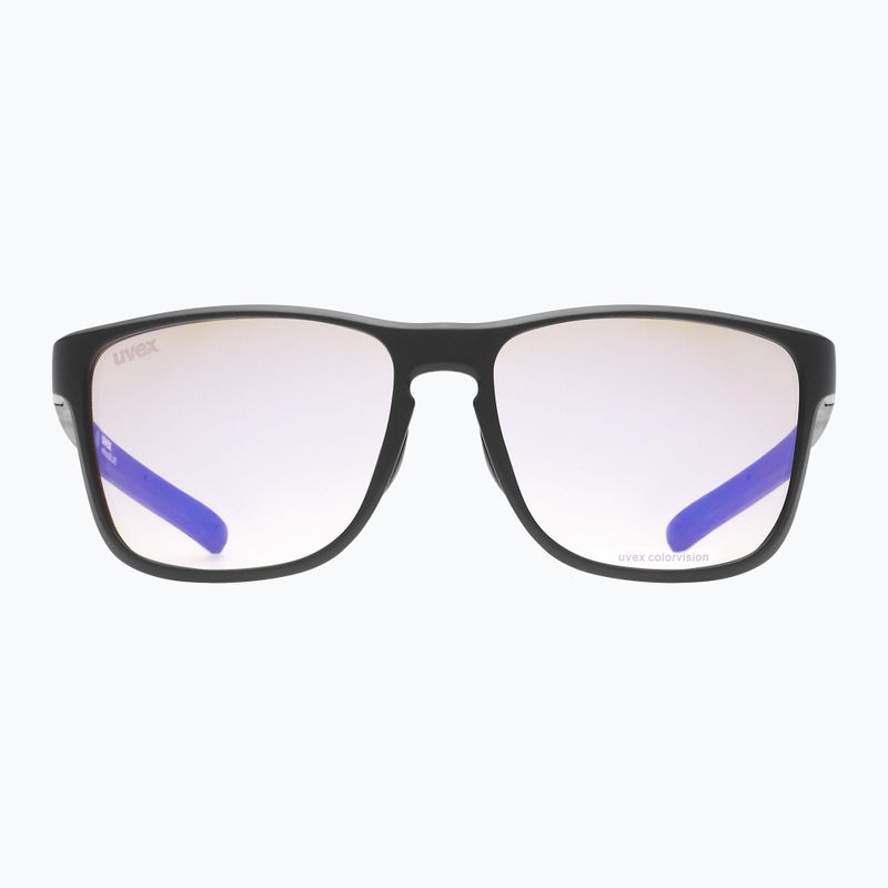 Okulary przeciwsłoneczne UVEX Retina Blue CV black mat/yellow 6