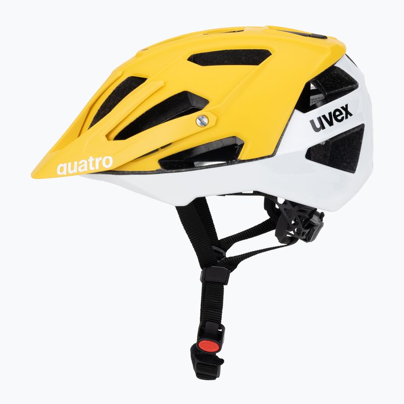 Kask rowerowy UVEX Quatro CC sunbee/white matt 3