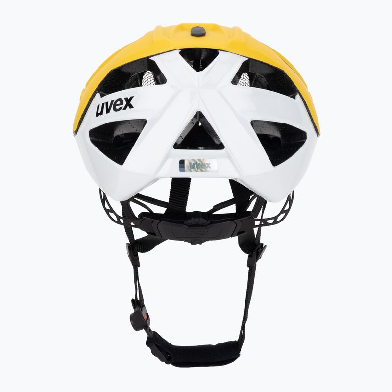 Kask rowerowy UVEX Quatro CC sunbee/white matt 4
