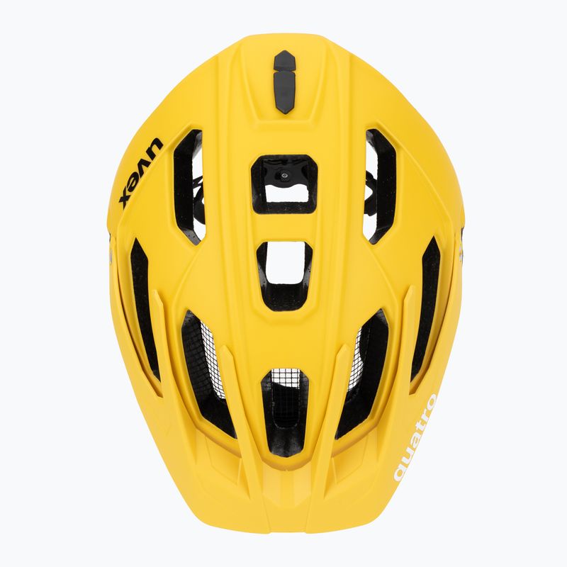 Kask rowerowy UVEX Quatro CC sunbee/white matt 6