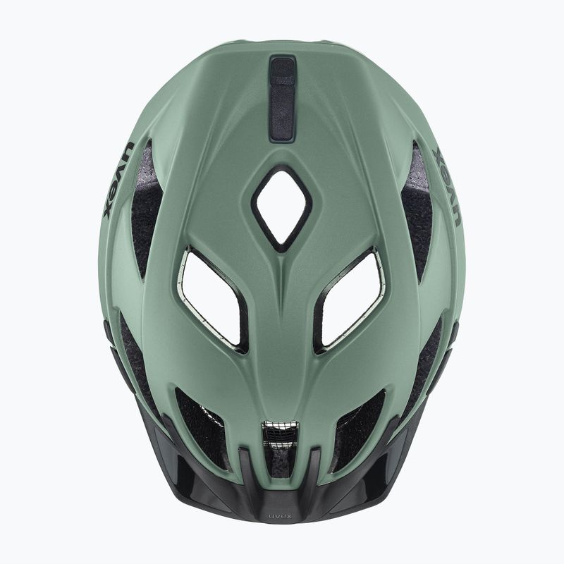 Kask rowerowy UVEX Active CC moss green/black matt 4