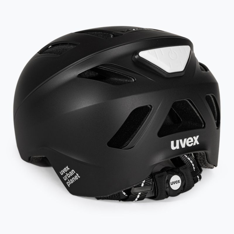 Kask rowerowy UVEX Urban Planet LED black matte 3