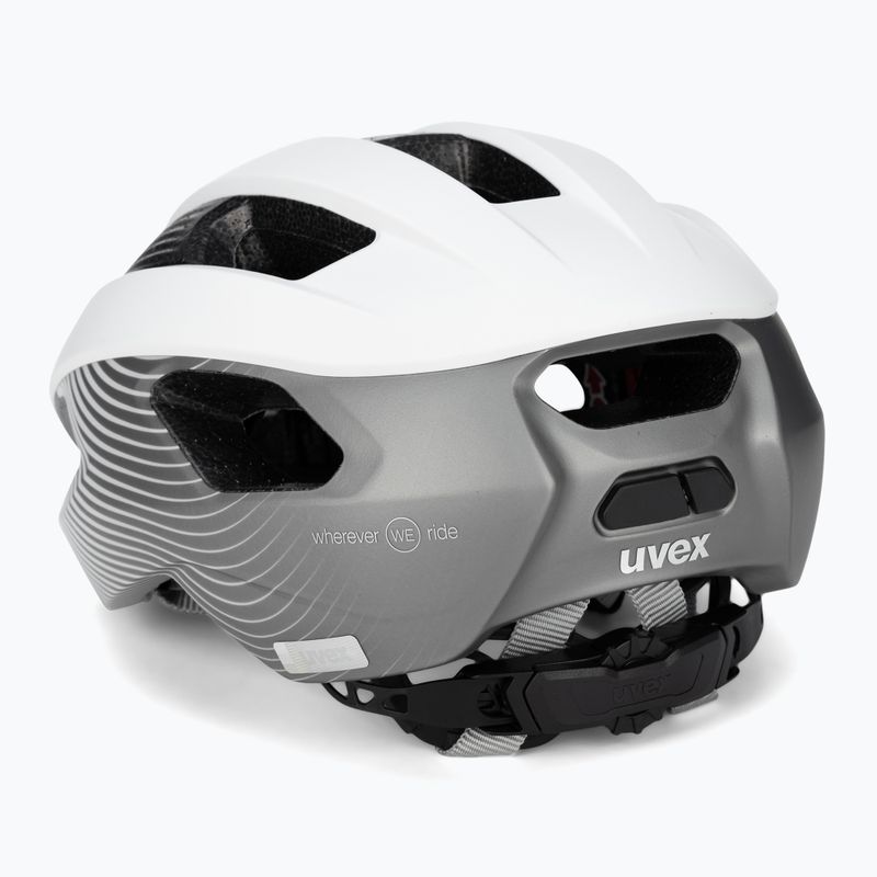 Kask rowerowy UVEX Rise CC WE white/grey matt 4