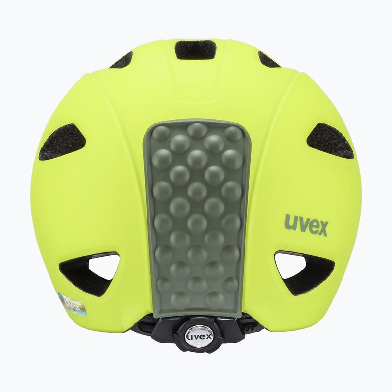 Kask rowerowy dziecięcy UVEX Oyo neon yellow/moss green matt 8