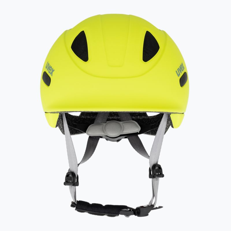 Kask rowerowy dziecięcy UVEX Oyo neon yellow/moss green matt 2