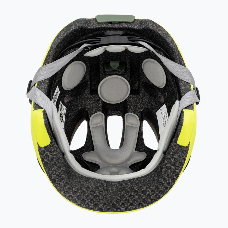 Kask rowerowy dziecięcy UVEX Oyo neon yellow/moss green matt 5