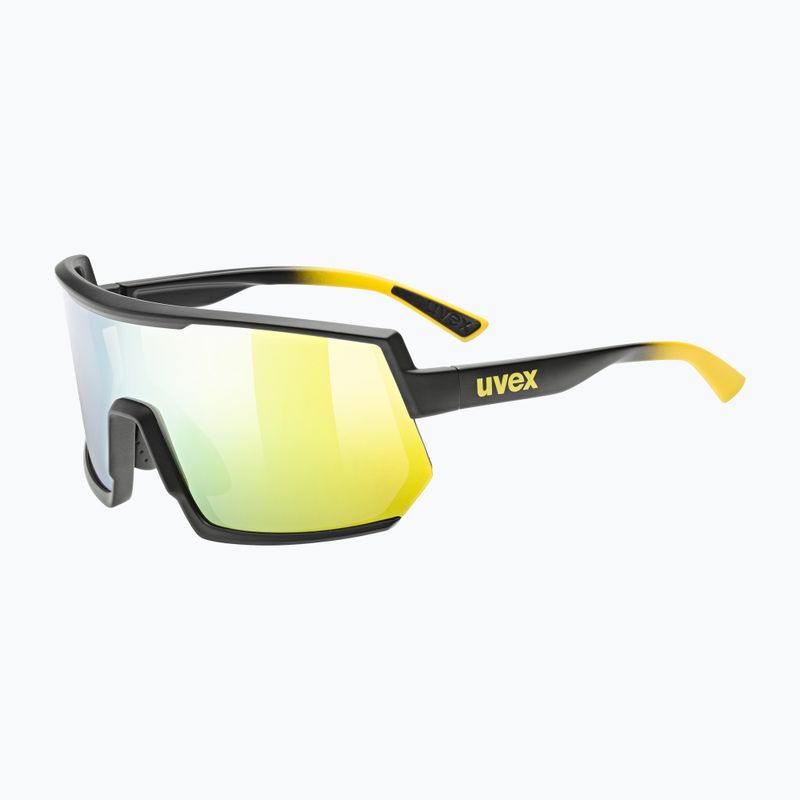Okulary przeciwsłoneczne UVEX Sportstyle 235 sunbee black matt/mirror yellow