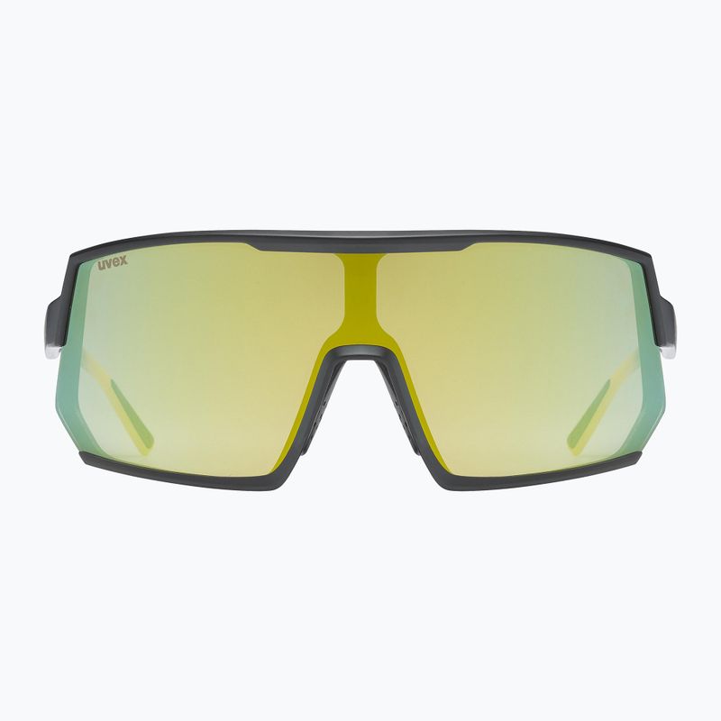 Okulary przeciwsłoneczne UVEX Sportstyle 235 sunbee black matt/mirror yellow 2
