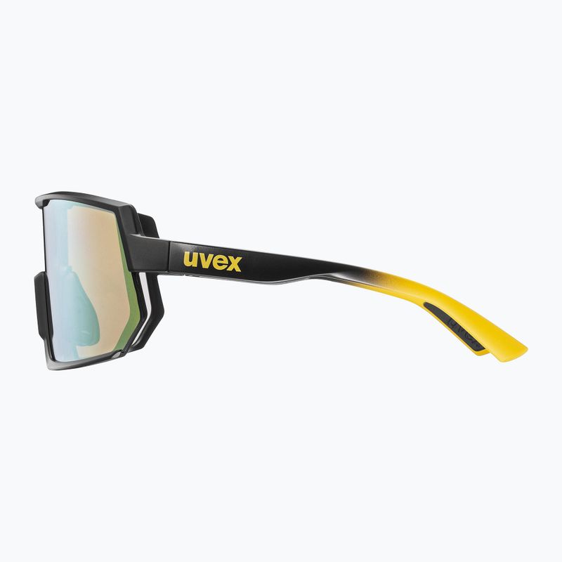 Okulary przeciwsłoneczne UVEX Sportstyle 235 sunbee black matt/mirror yellow 3