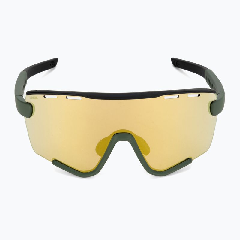 Okulary przeciwsłoneczne UVEX Sportstyle 236 Set moss green black matt/mirror yellow 4
