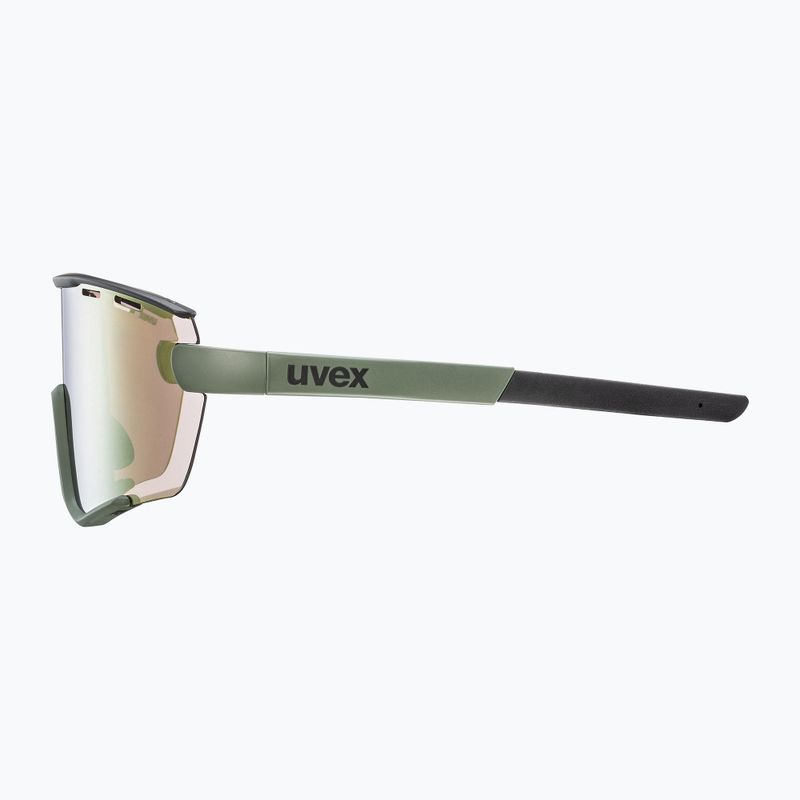 Okulary przeciwsłoneczne UVEX Sportstyle 236 Set moss green black matt/mirror yellow 9