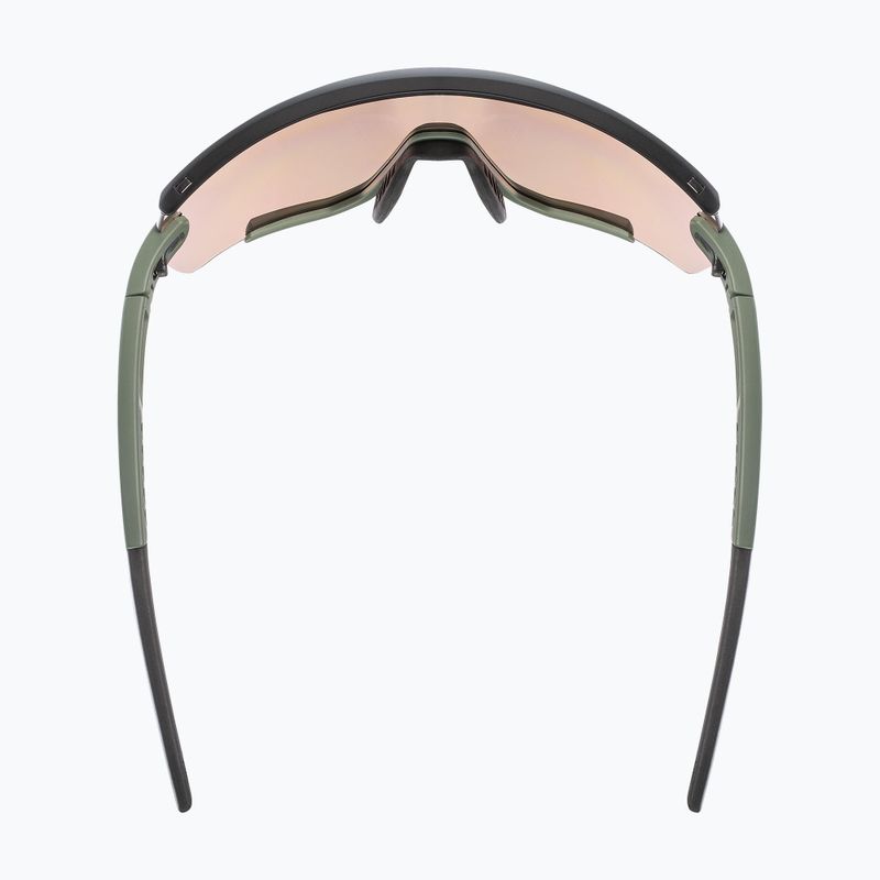 Okulary przeciwsłoneczne UVEX Sportstyle 236 Set moss green black matt/mirror yellow 10