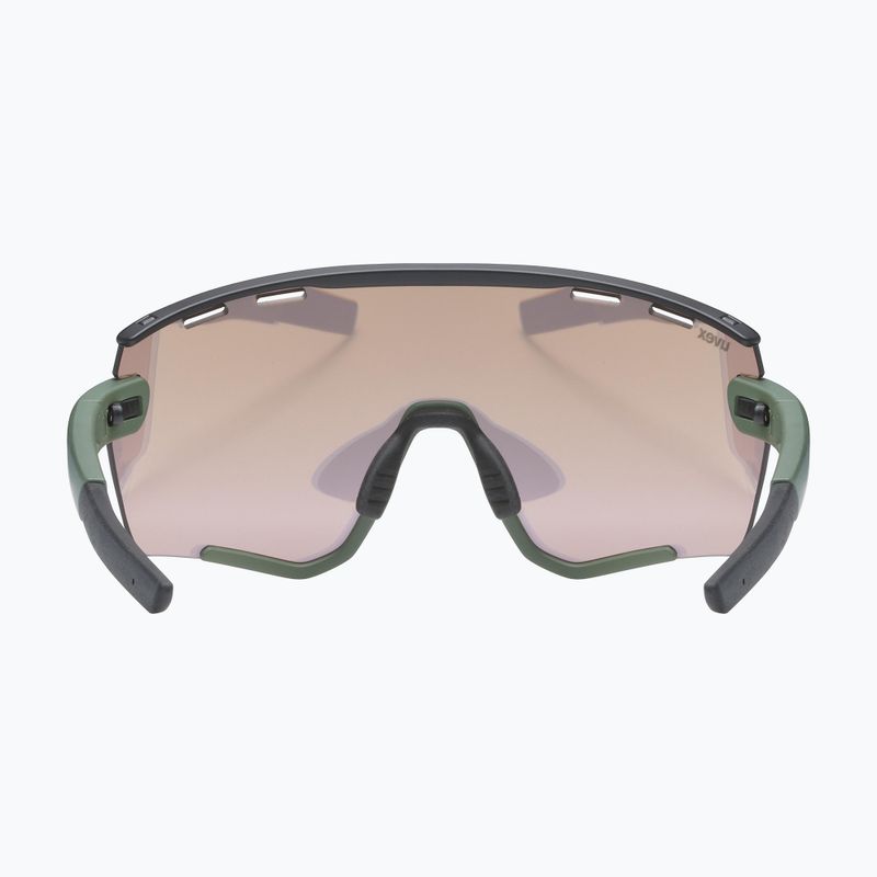 Okulary przeciwsłoneczne UVEX Sportstyle 236 Set moss green black matt/mirror yellow 11
