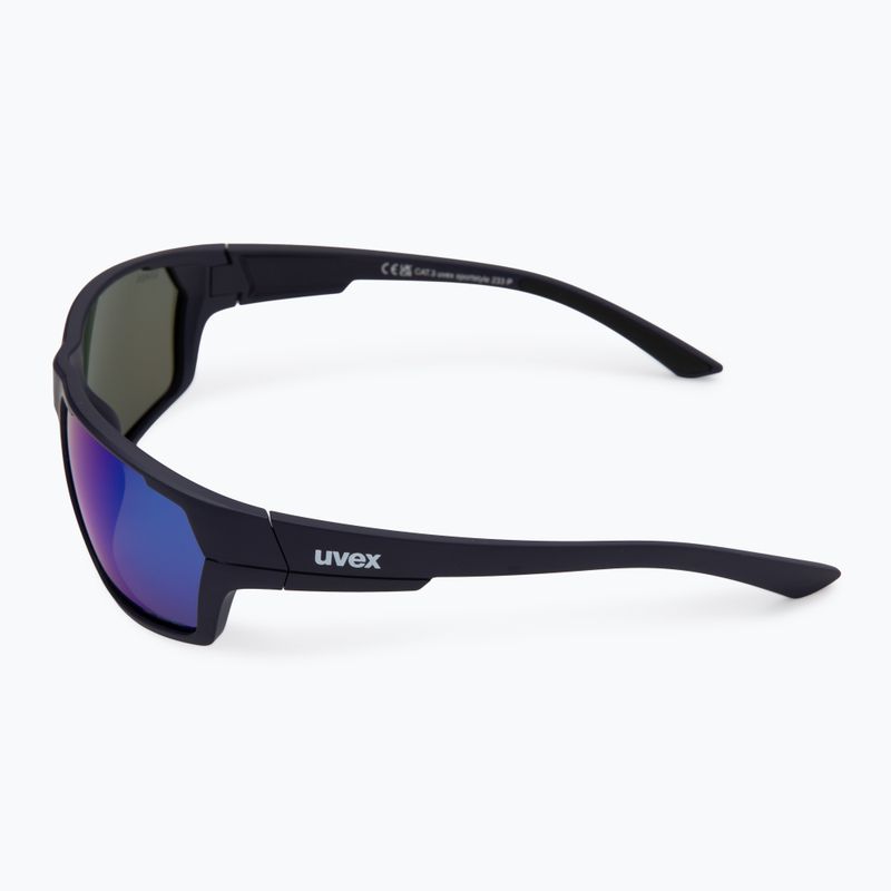 Okulary przeciwsłoneczne UVEX Sportstyle 233 P deep space matt/mirror blue 4