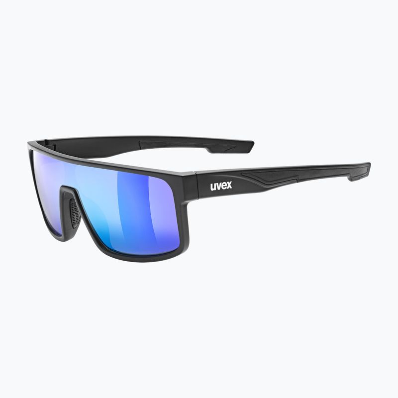 Okulary przeciwsłoneczne UVEX Lgl 51 black mat/mirror green 5