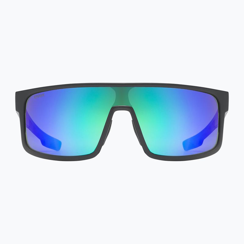 Okulary przeciwsłoneczne UVEX Lgl 51 black mat/mirror green 6