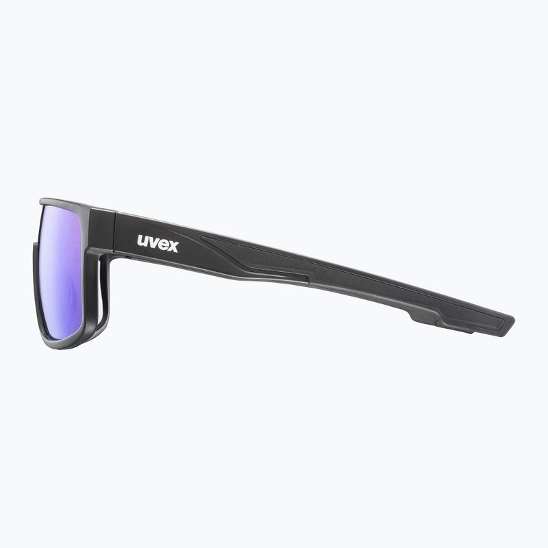Okulary przeciwsłoneczne UVEX Lgl 51 black mat/mirror green 7