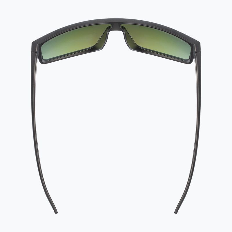 Okulary przeciwsłoneczne UVEX Lgl 51 black mat/mirror green 8