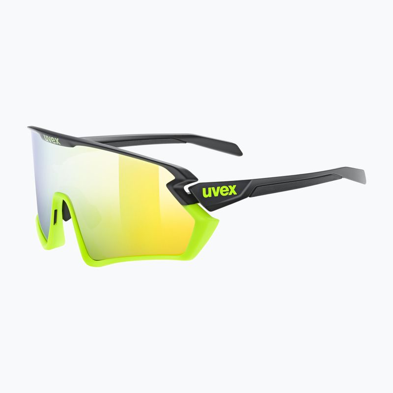 Okulary przeciwsłoneczne UVEX Sportstyle 231 2.0 black yellow mat/mirror yellow 5