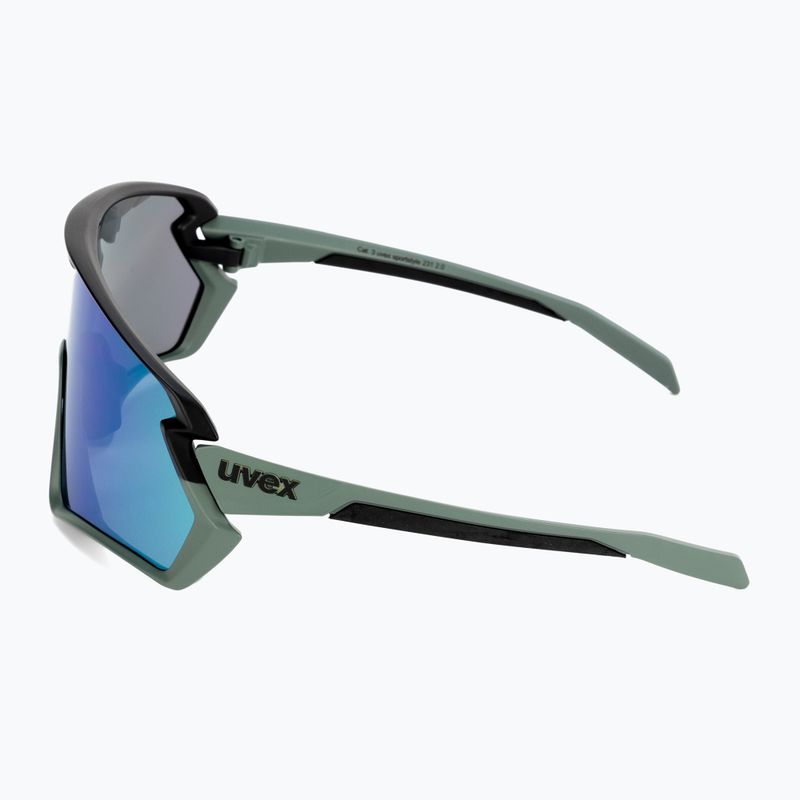 Okulary przeciwsłoneczne UVEX Sportstyle 231 2.0 moss green black matt/mirror green 4