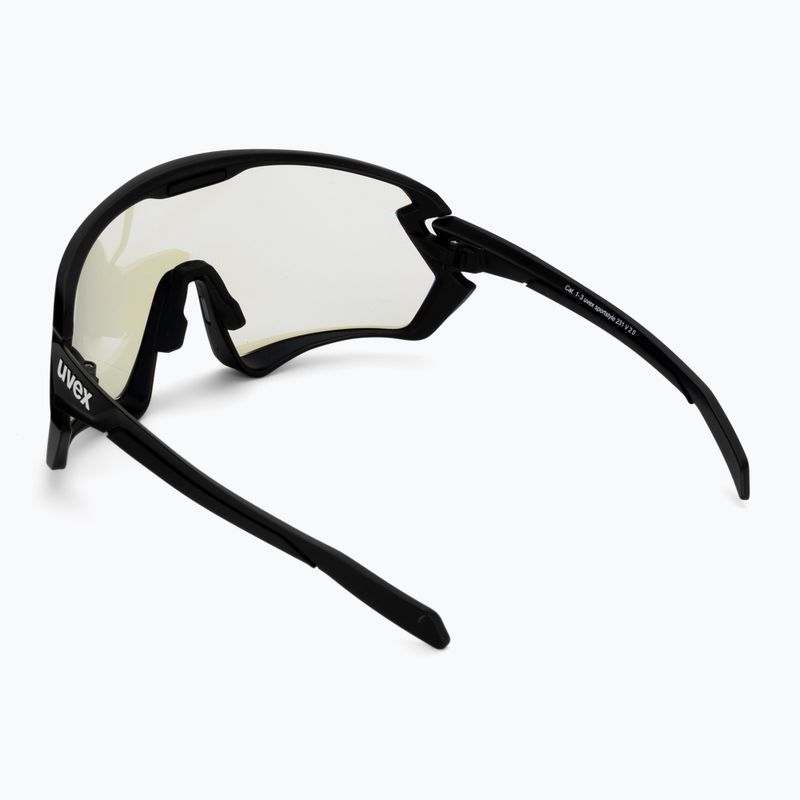 Okulary przeciwsłoneczne UVEX Sportstyle 231 2.0 V  black matt/litemirror blue 2