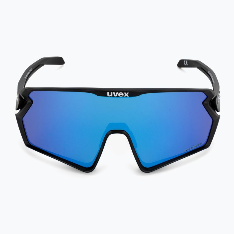 Okulary przeciwsłoneczne UVEX Sportstyle 231 2.0 P black matt/mirror blue 3