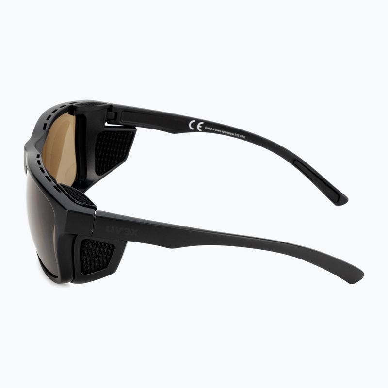 Okulary przeciwsłoneczne UVEX Sportstyle 312 Vpx black mat/brown 4