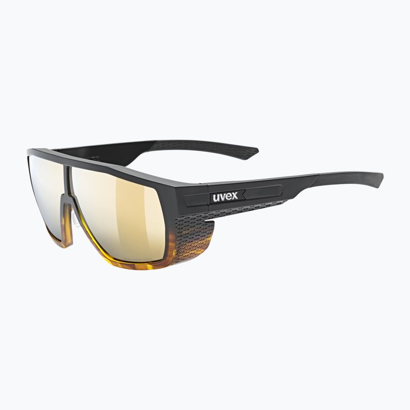 Okulary przeciwsłoneczne UVEX Mtn Style CV havanna matt fade/mirror champagne