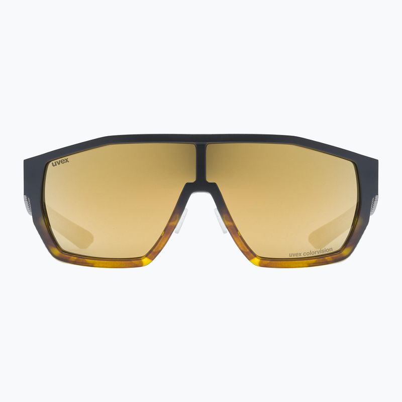 Okulary przeciwsłoneczne UVEX Mtn Style CV havanna matt fade/mirror champagne 2