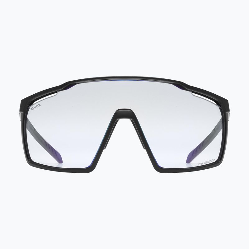 Okulary przeciwsłoneczne UVEX Mtn Perform V black matt/litemirror blue 2