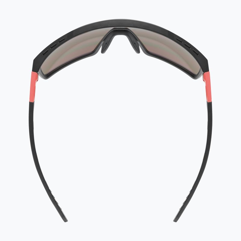 Okulary przeciwsłoneczne UVEX Mtn Perform black red matt/mirror red 8