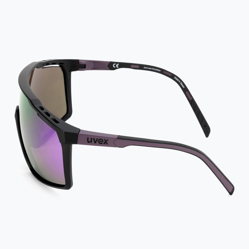 Okulary przeciwsłoneczne UVEX Mtn Perform black purple matt/mirror purple 4