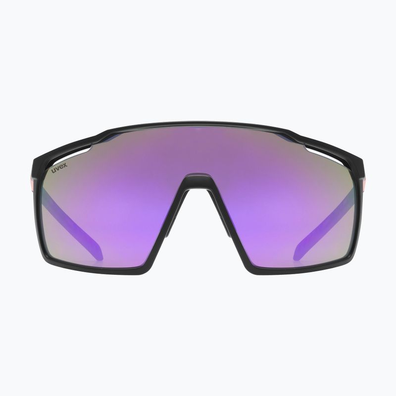 Okulary przeciwsłoneczne UVEX Mtn Perform black purple matt/mirror purple 6