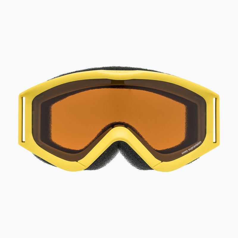 Gogle narciarskie dziecięce UVEX Speedy Pro yellow/lasergold clear 2