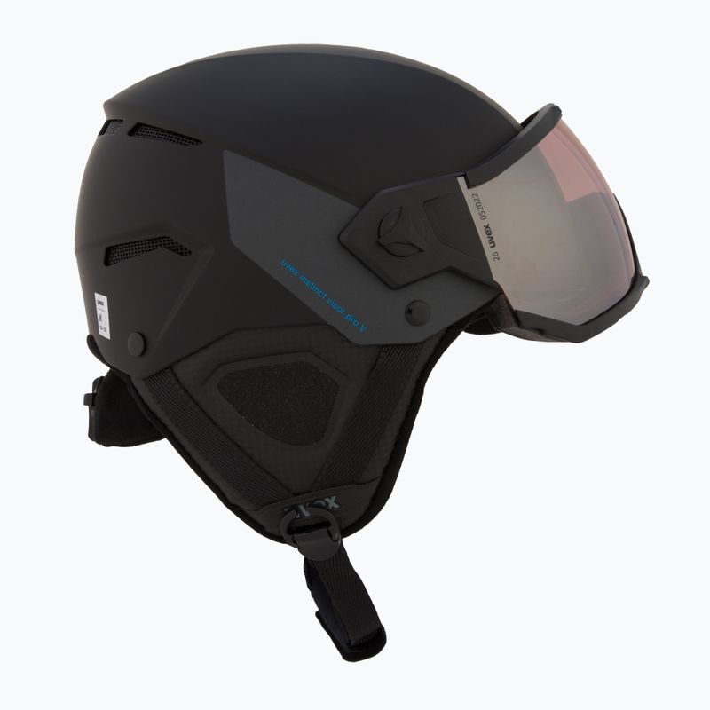 Kask narciarski UVEX Instinct Visor PRO V black matt/silver/silver 6