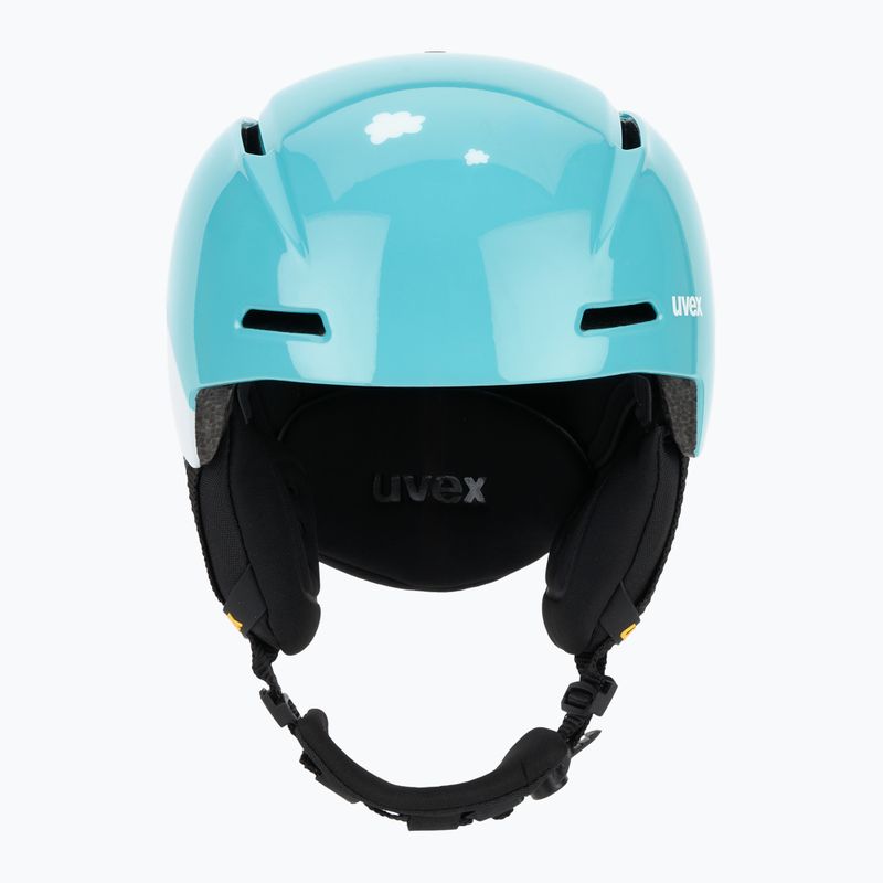 Kask narciarski dziecięcy UVEX Viti Jr turquoise rabbit 2