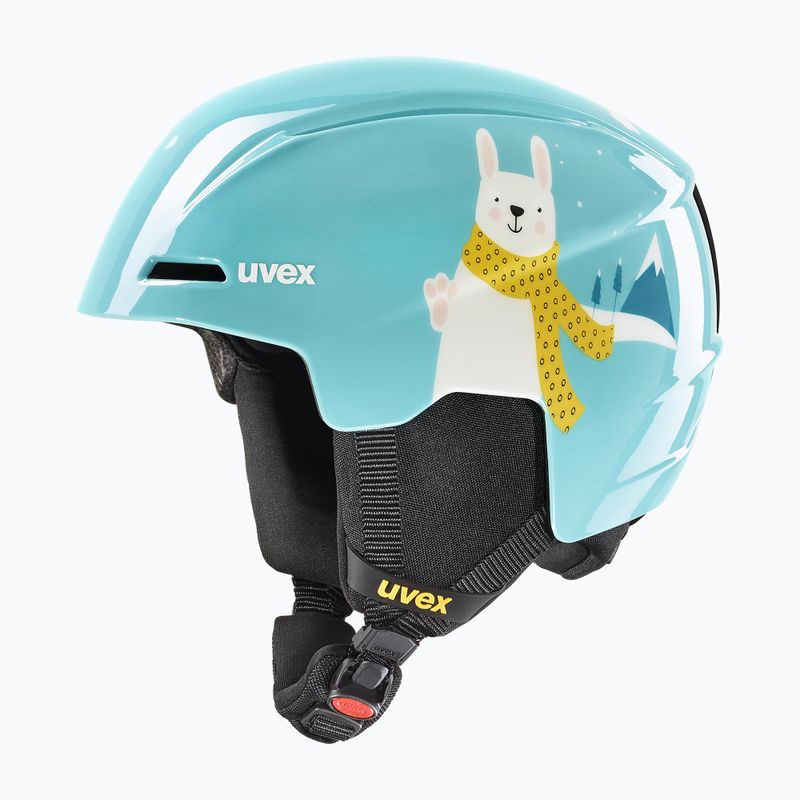 Kask narciarski dziecięcy UVEX Viti Jr turquoise rabbit