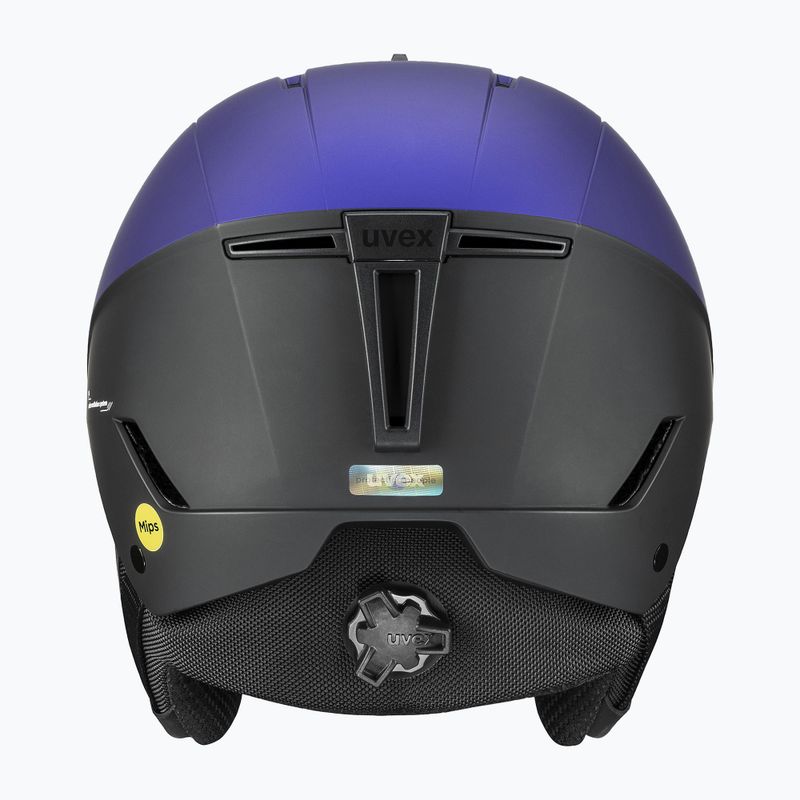 Kask narciarski UVEX Stance MIPS purple bash/black matt 9