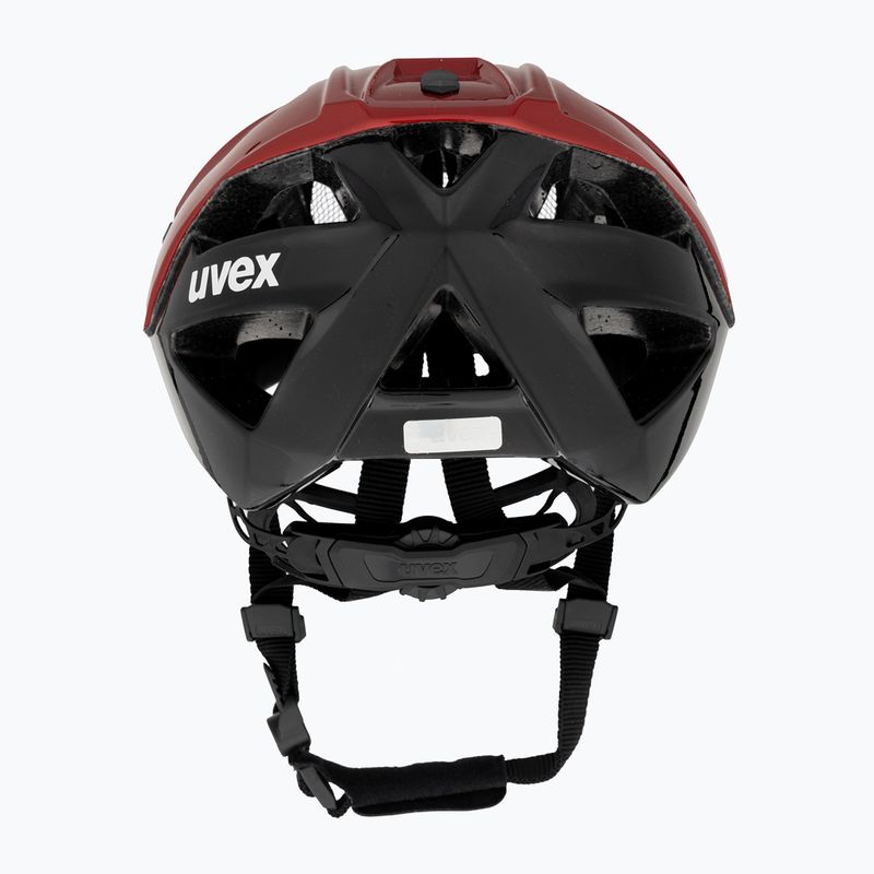 Kask rowerowy UVEX Quatro ruby red/black 3