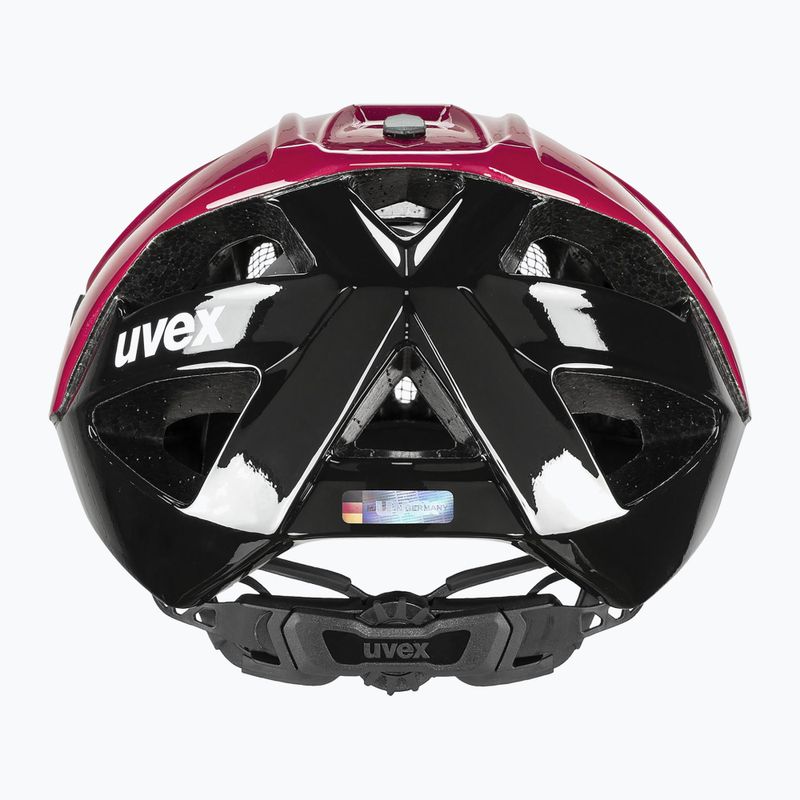 Kask rowerowy UVEX Quatro ruby red/black 8