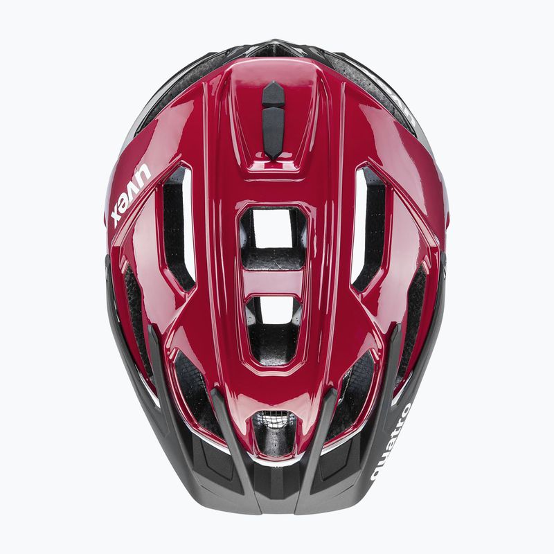 Kask rowerowy UVEX Quatro ruby red/black 9