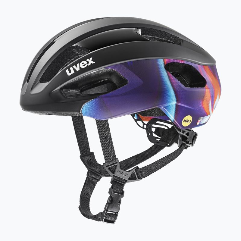 Kask rowerowy UVEX Rise Pro MIPS black/galaxy matt 6